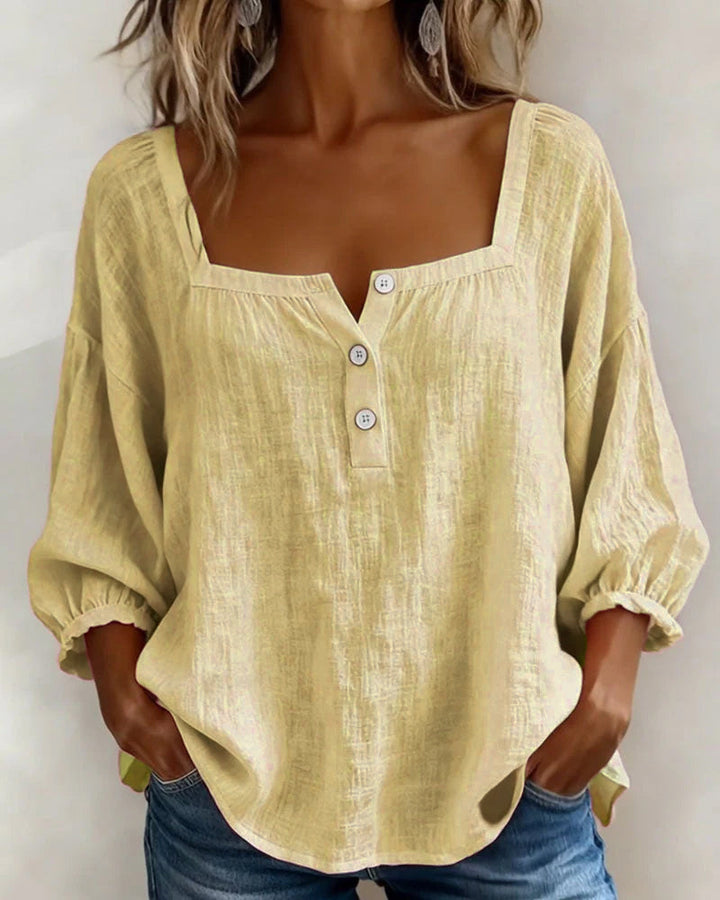Lotte | Bluse med firkantet hals