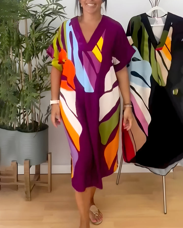 Rianna | Kjole med abstrakt print