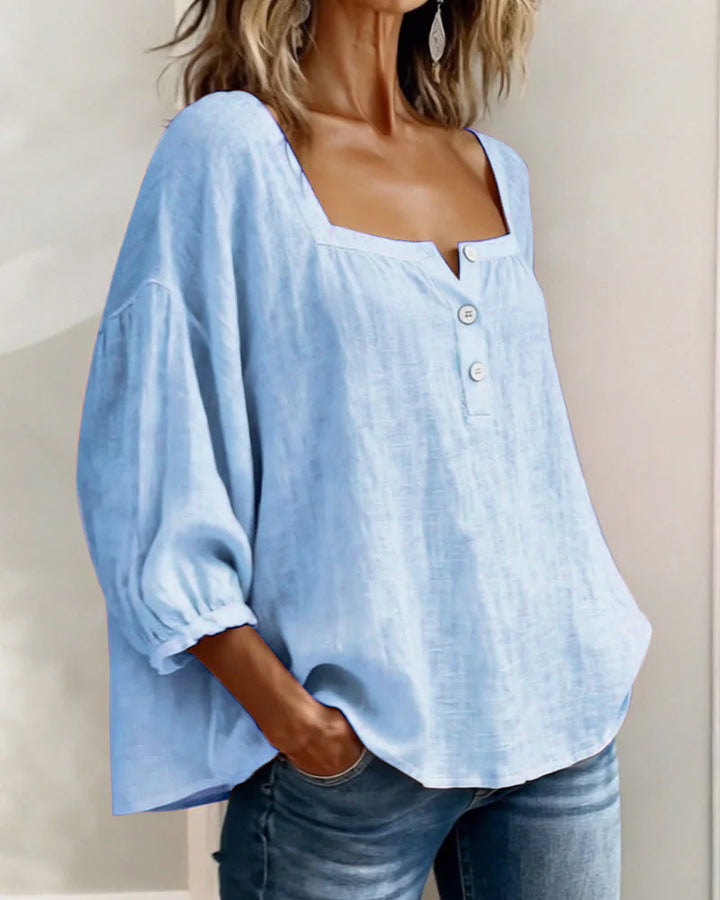 Lotte | Bluse med firkantet hals