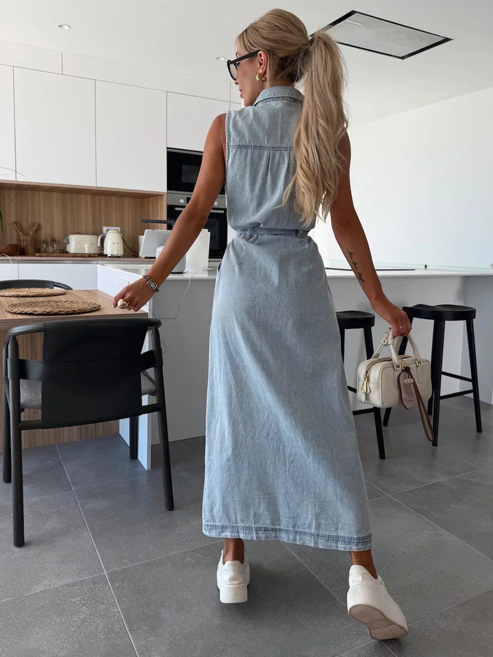 Isabelle | Maxi denim kjole