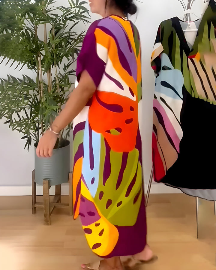 Rianna | Kjole med abstrakt print