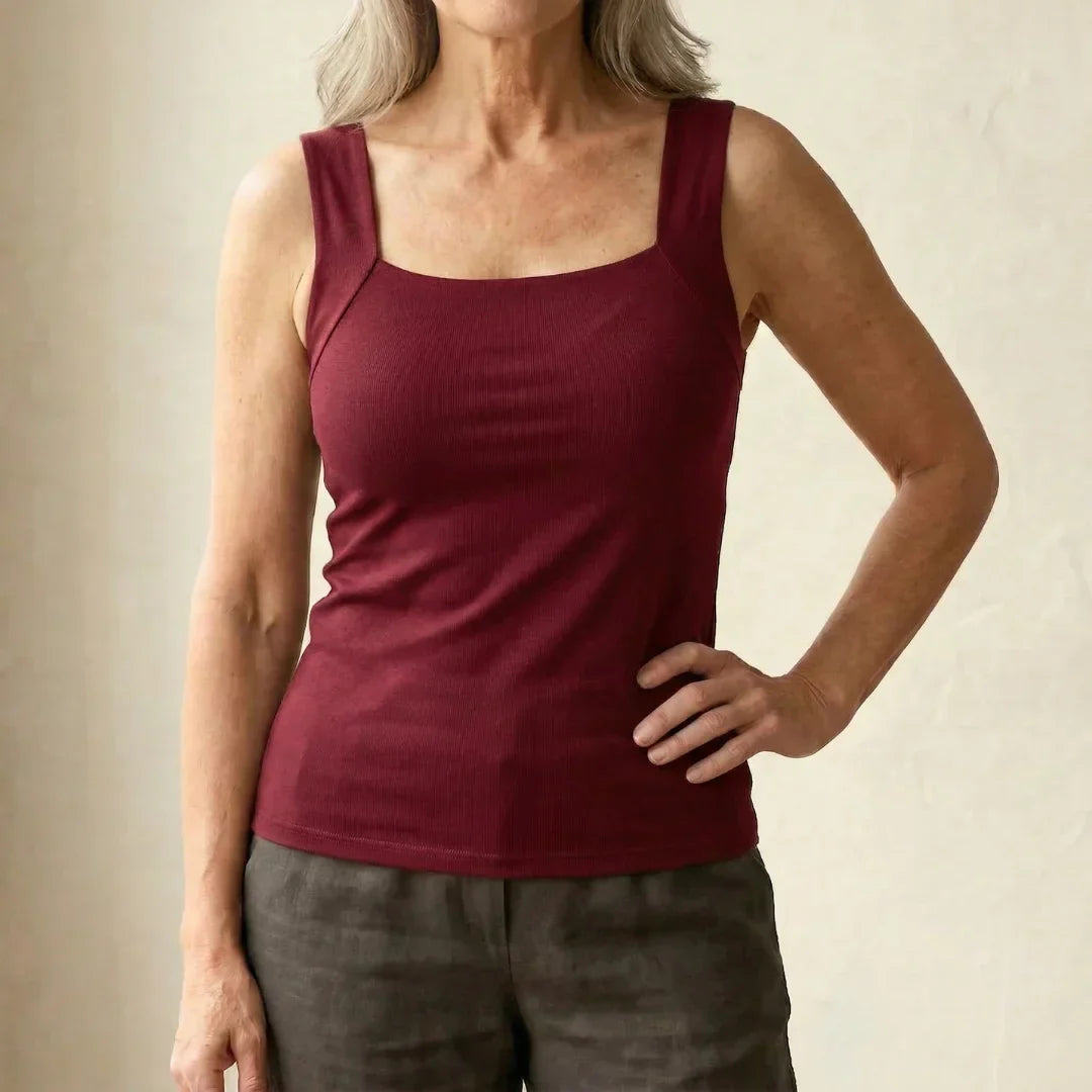 Kamilla | Tanktop med indbygget bh