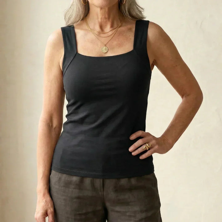 Kamilla | Tanktop med indbygget bh
