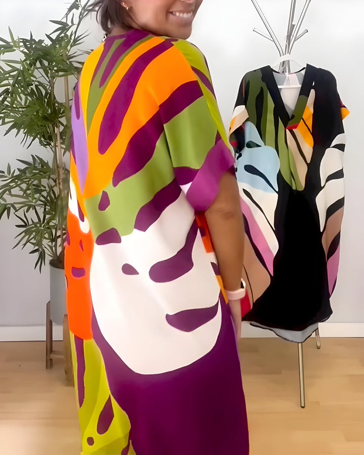 Rianna | Kjole med abstrakt print