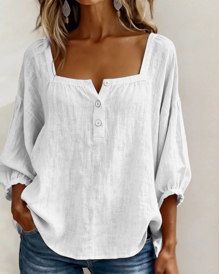 Lotte | Bluse med firkantet hals