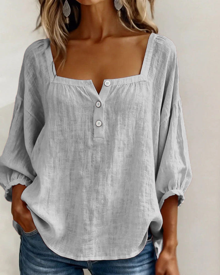 Lotte | Bluse med firkantet hals