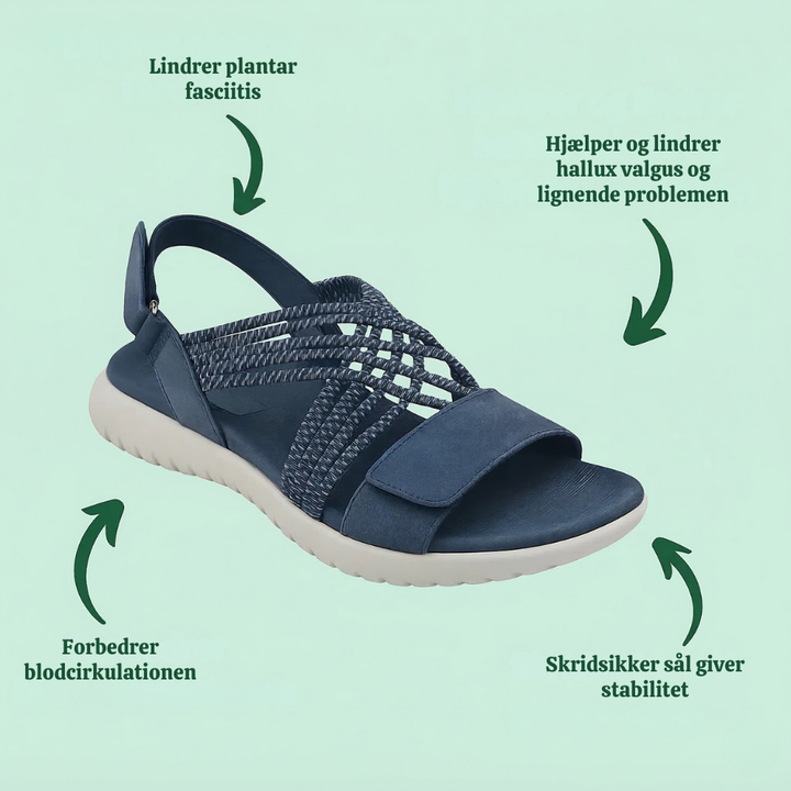 Freja™ | Letvægts ortopædiske komfortsandaler