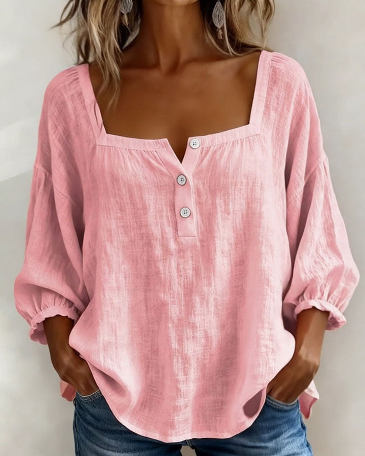 Lotte | Bluse med firkantet hals