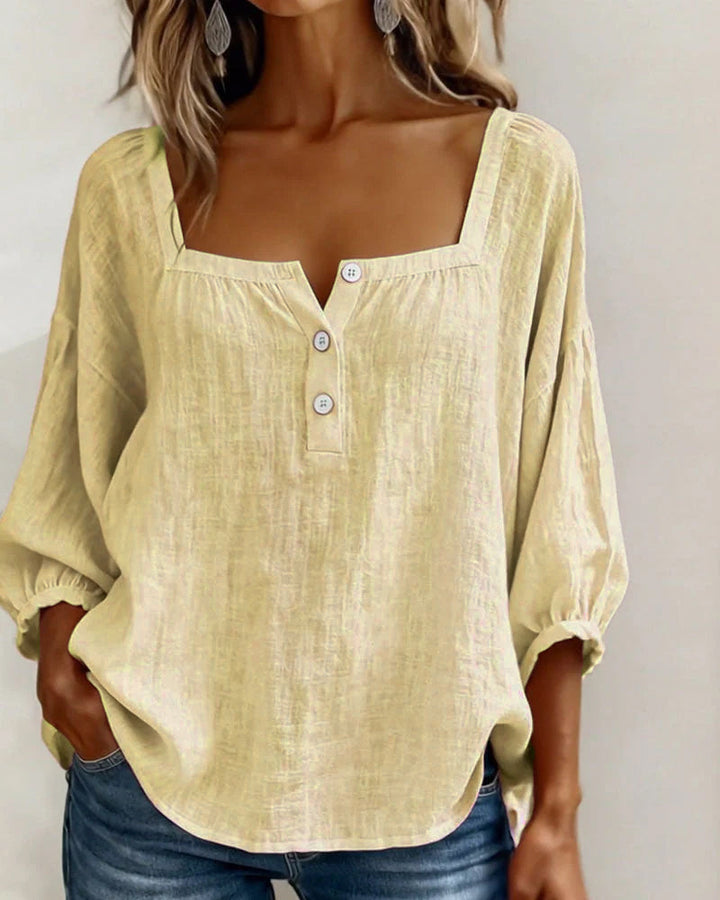 Lotte | Bluse med firkantet hals