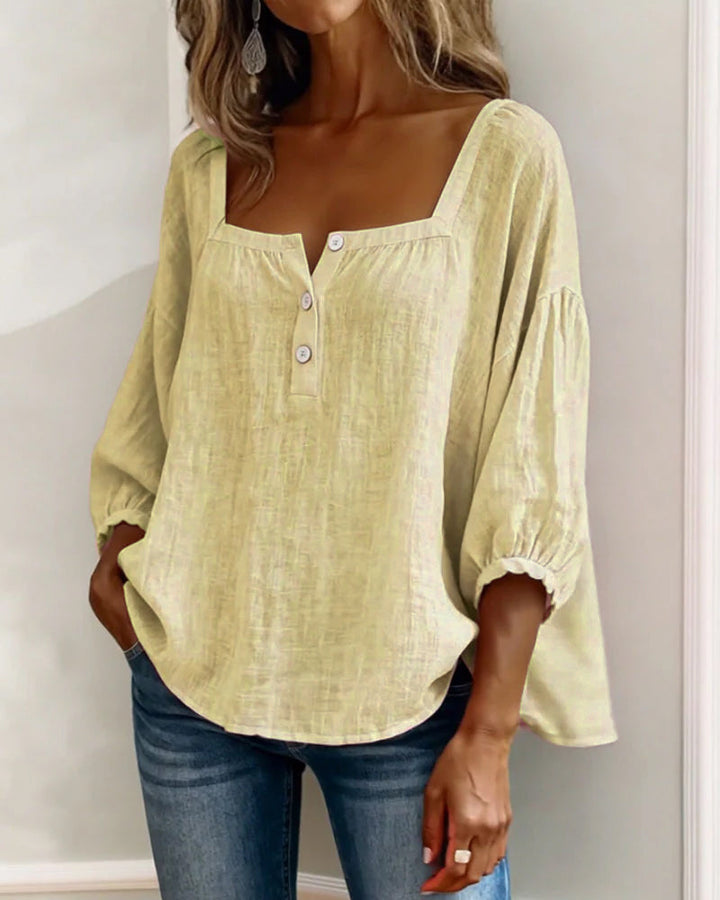 Lotte | Bluse med firkantet hals
