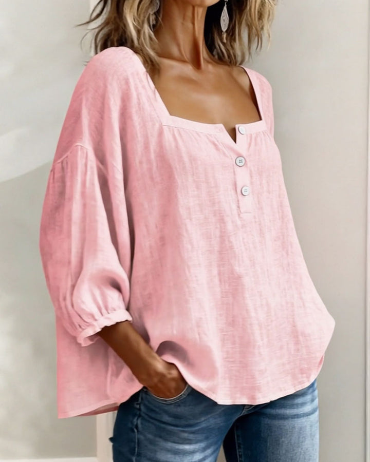 Lotte | Bluse med firkantet hals