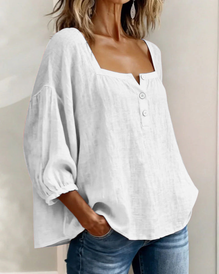 Lotte | Bluse med firkantet hals