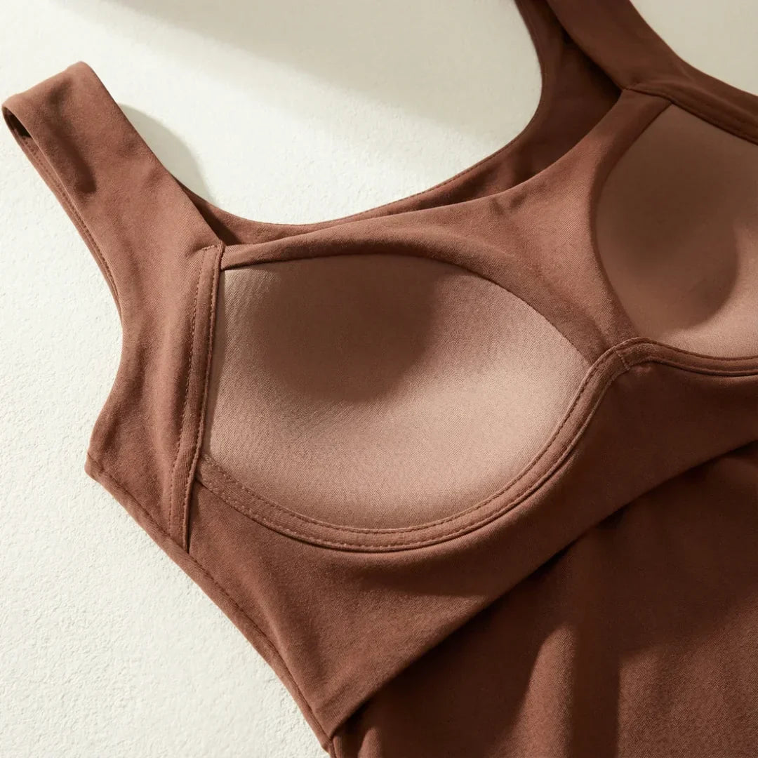 Kamilla | Tanktop med indbygget bh