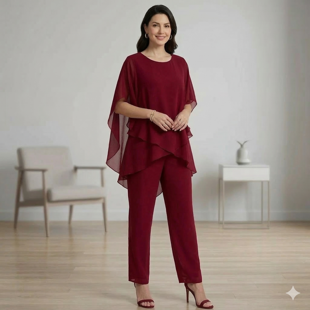 Ida™ | Let og elegant chiffonsæt