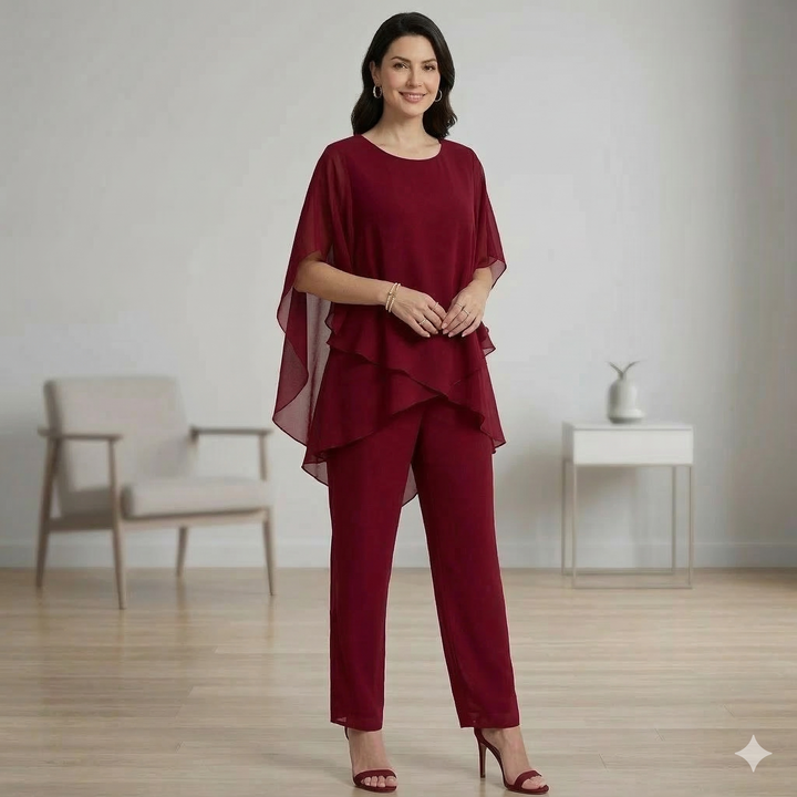 Ida™ | Let og elegant chiffonsæt