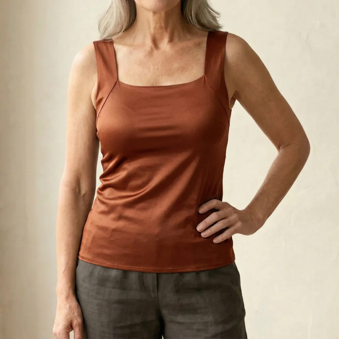 Kamilla | Tanktop med indbygget bh