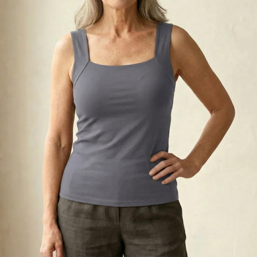 Kamilla | Tanktop med indbygget bh