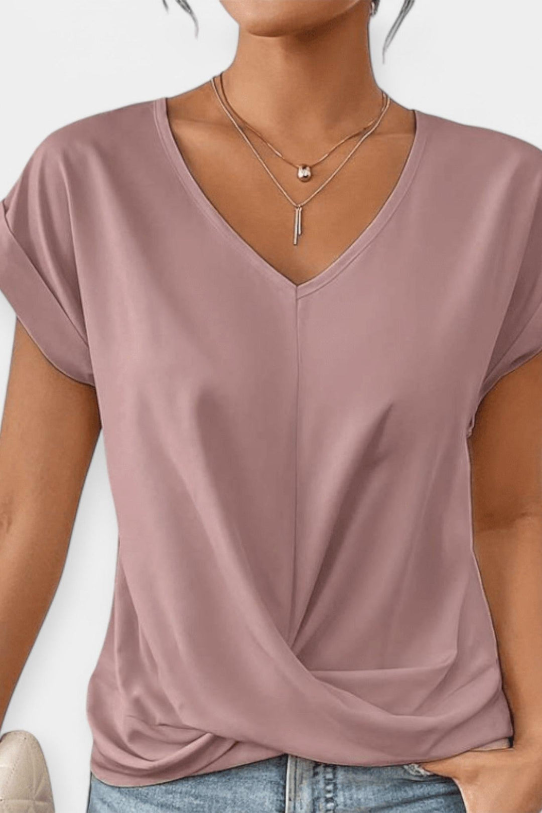 Stine | V-hals bluse