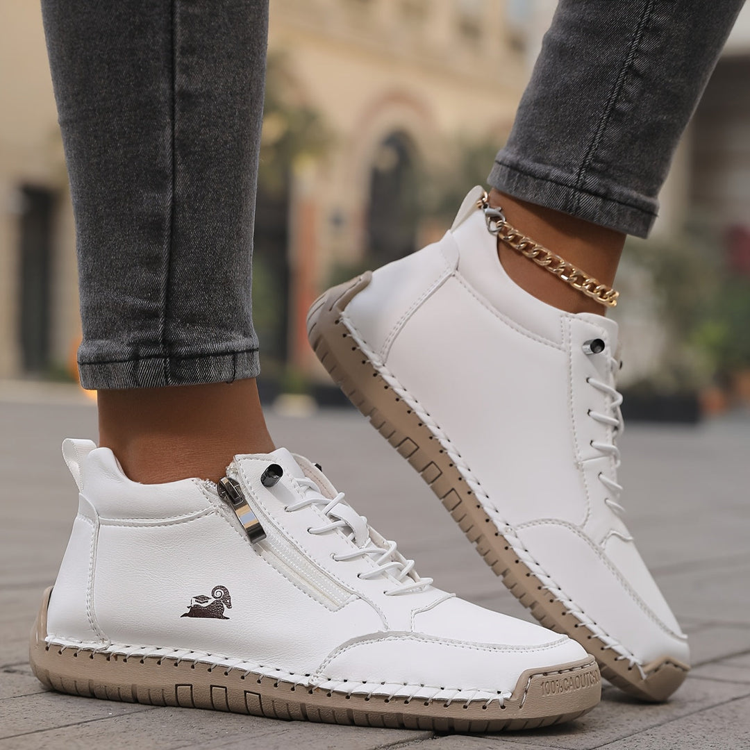 Solveig | Komfortable ortopædiske sneakers med lynlås