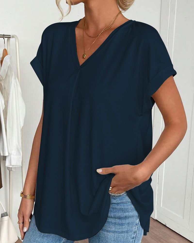 Hanne | Top med folder