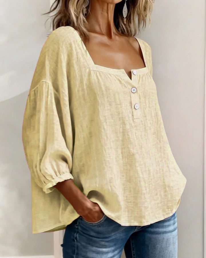 Lotte | Bluse med firkantet hals