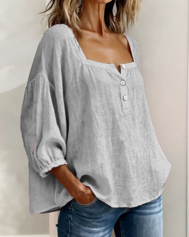 Lotte | Bluse med firkantet hals
