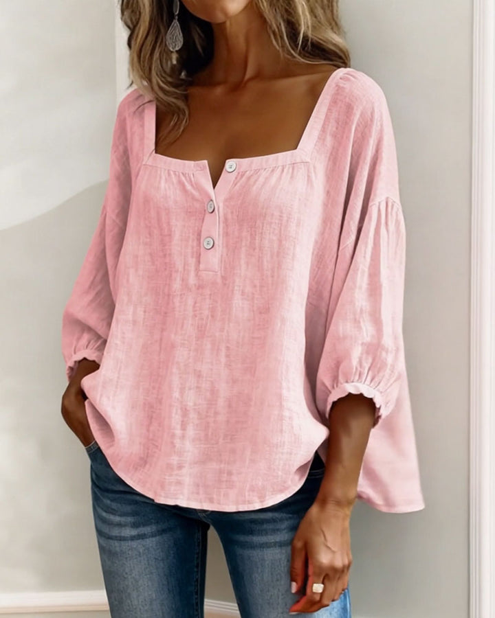 Lotte | Bluse med firkantet hals