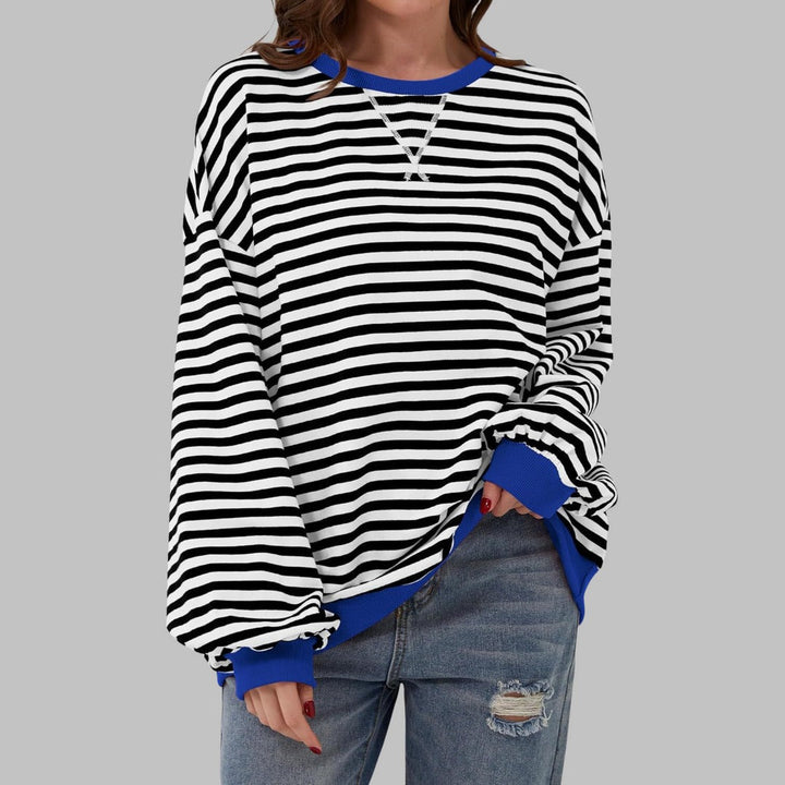 Astrid – Afslappet stribet sweater