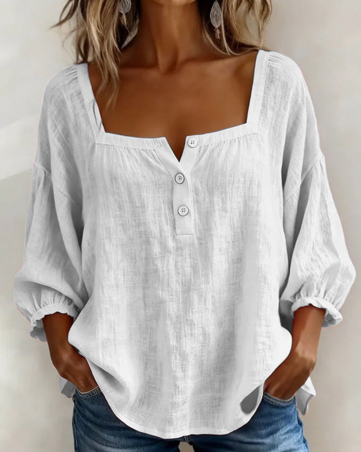 Lotte | Bluse med firkantet hals