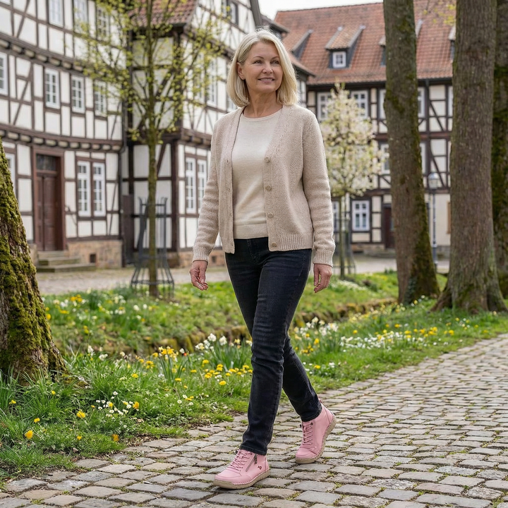 Solveig | Komfortable ortopædiske sneakers med lynlås