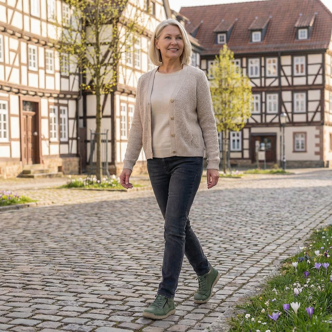 Solveig | Komfortable ortopædiske sneakers med lynlås