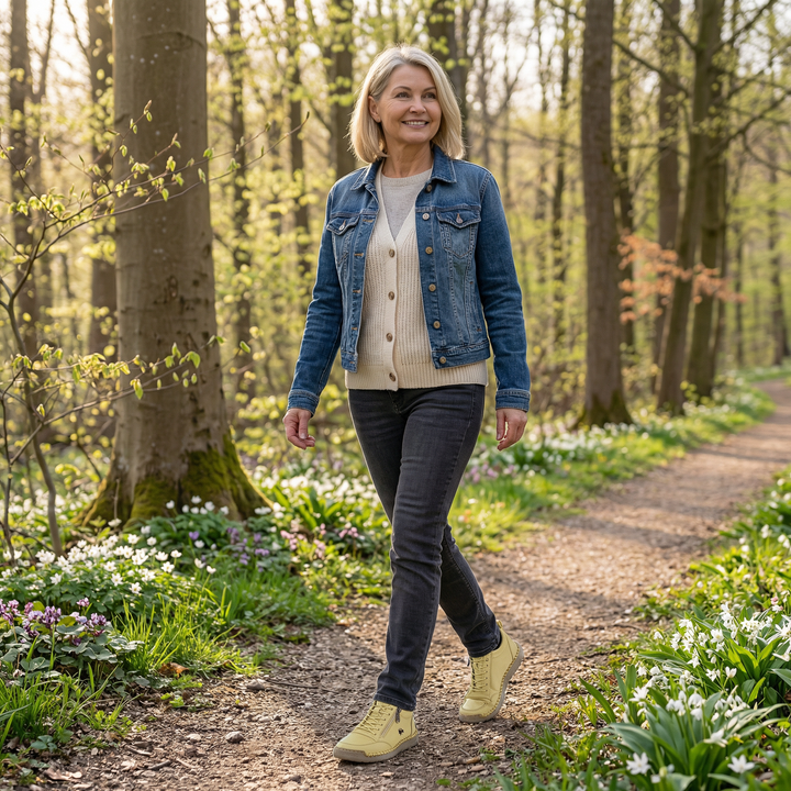 Solveig | Komfortable ortopædiske sneakers med lynlås