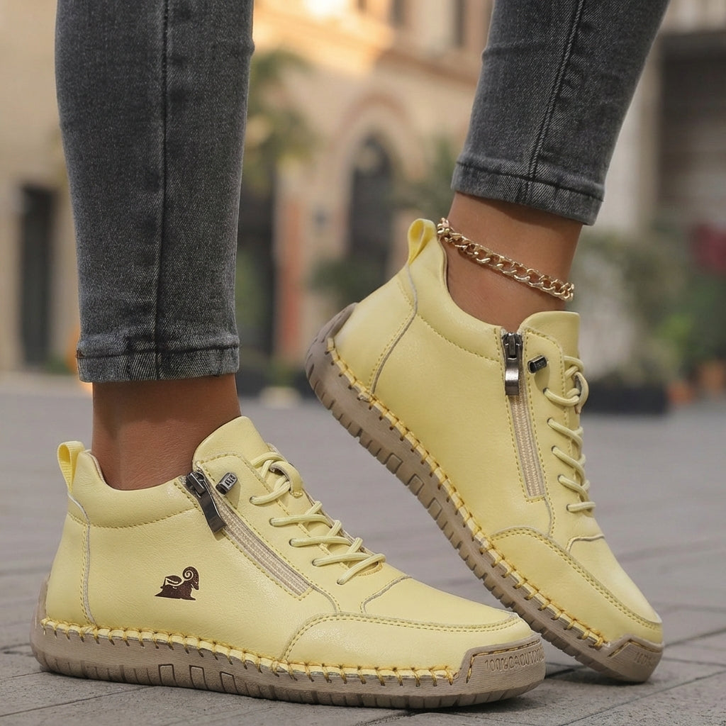 Solveig | Komfortable ortopædiske sneakers med lynlås