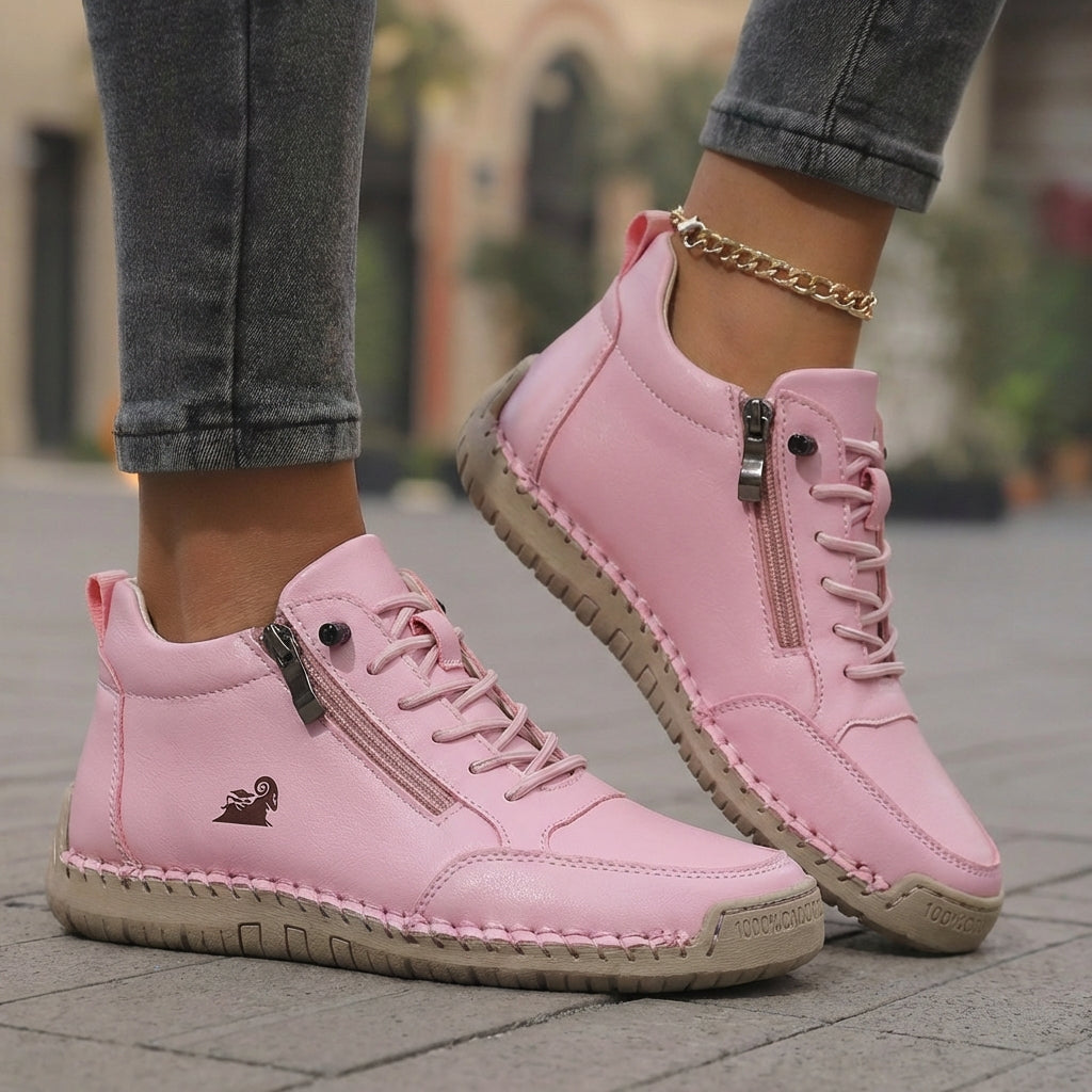 Solveig | Komfortable ortopædiske sneakers med lynlås